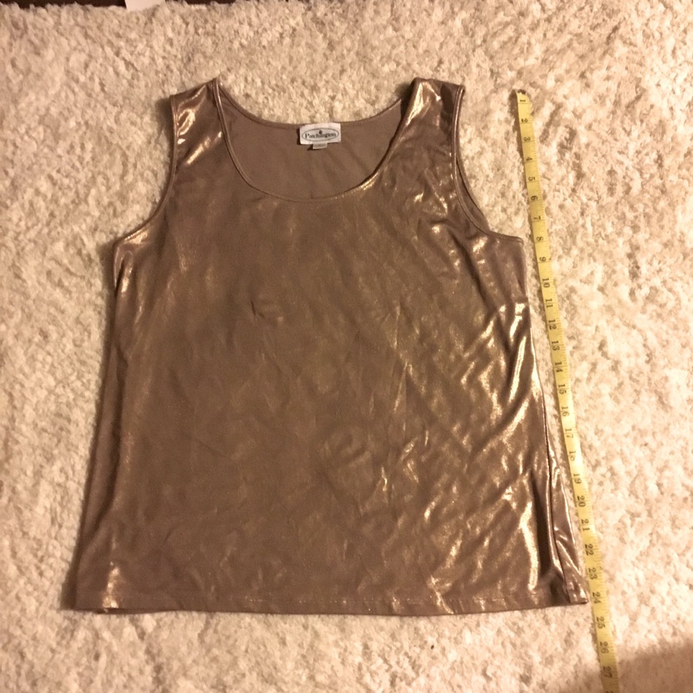 Gold tank top by Patchington
